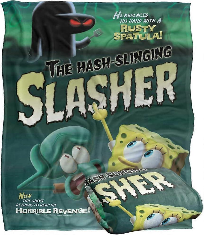 Cobertor SpongeBob SquarePants, Cobertor Super Macio Toque Sedoso-1