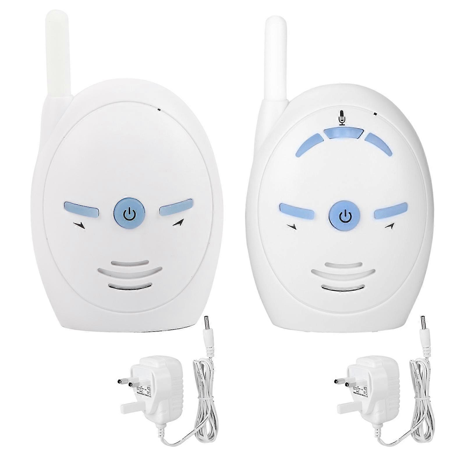 2.4ghz Wireless Digital Audio Baby Monitor Nanny Intercom Camera Electronic Alarm Uk 100-240v