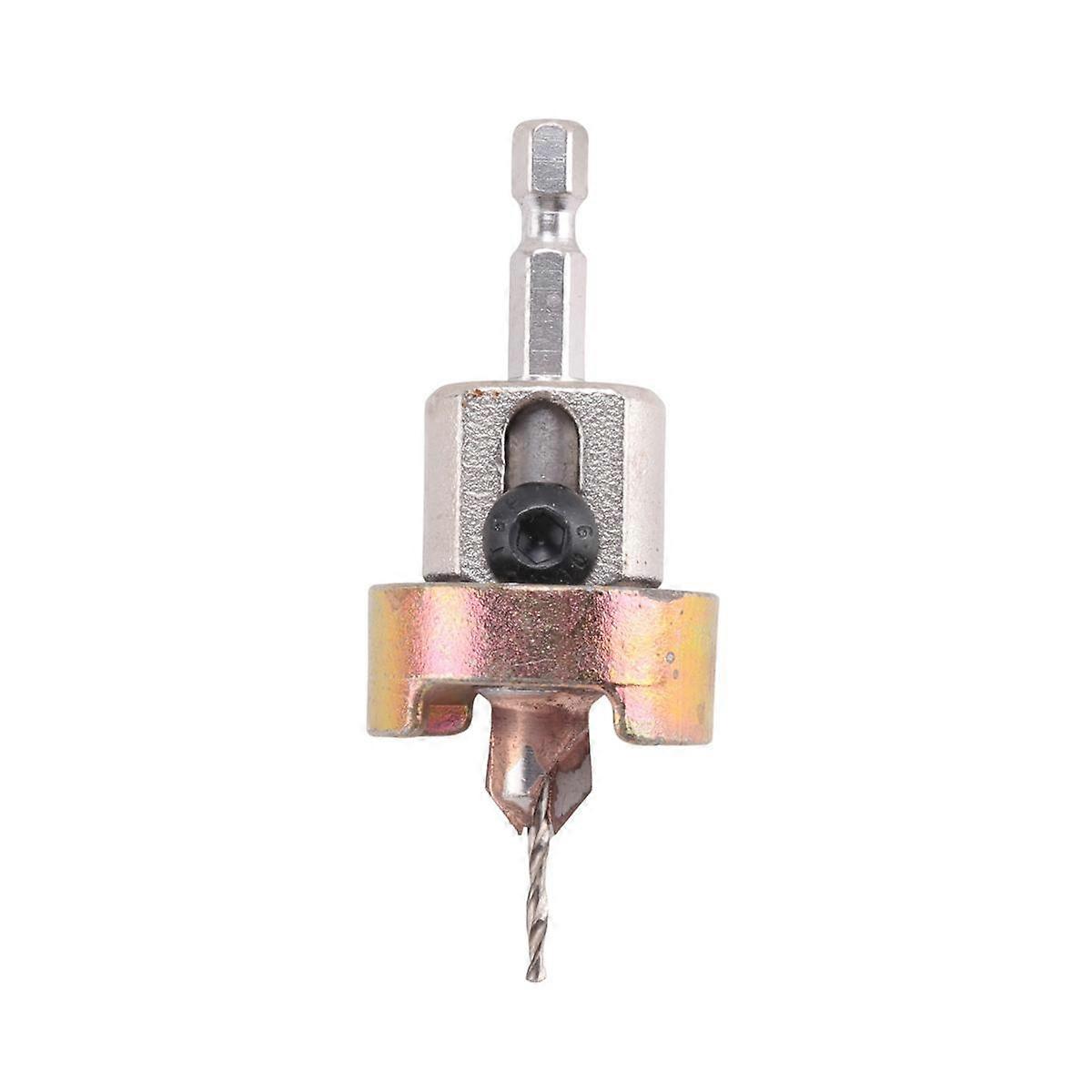 Woodworking Countersink Drill Carbide Tipped Adjustable Depth No-Thrust Ball Bearing for 3/8X3/32 X1/4 Countersink Bit