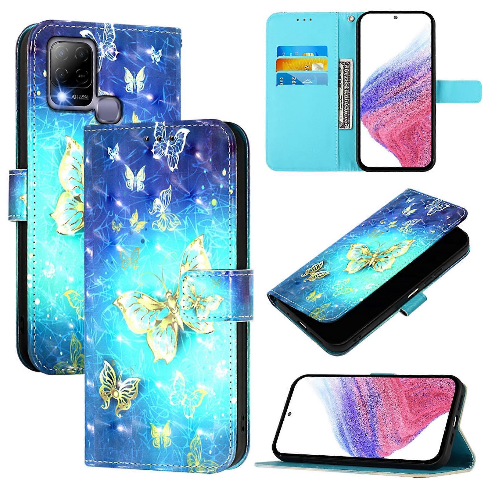 3D Painted PU Case For Infinix Hot 10T / 10S