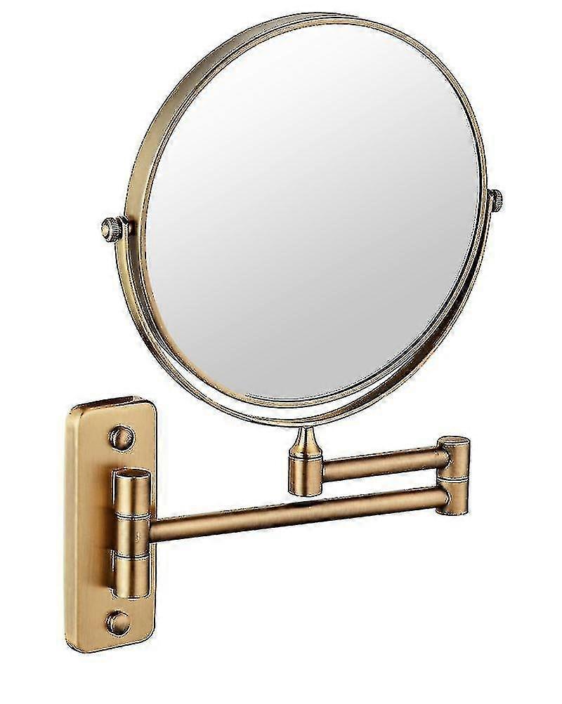 Double Face 7x Wall Mounted Mirror Extendable-6in 3x