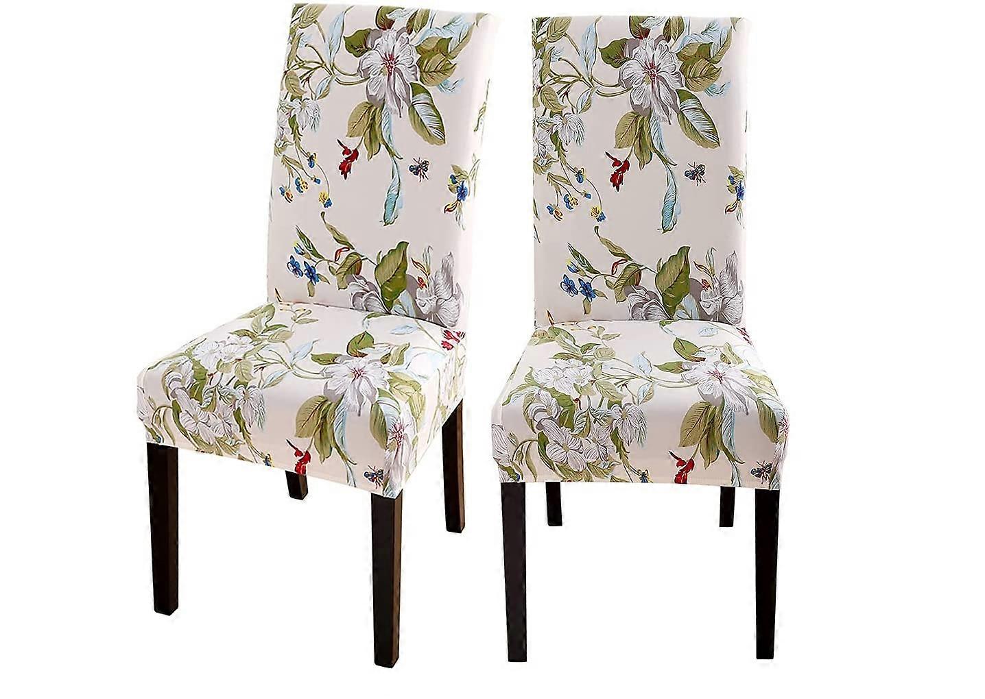 Flower Printed Chair Covers