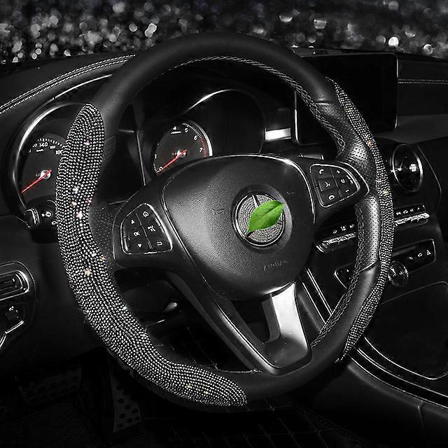 Nuovo lusso Bling Car Volante Cover Diamond Protector Set Accessori auto antiscivolo traspiranti universali per ragazze