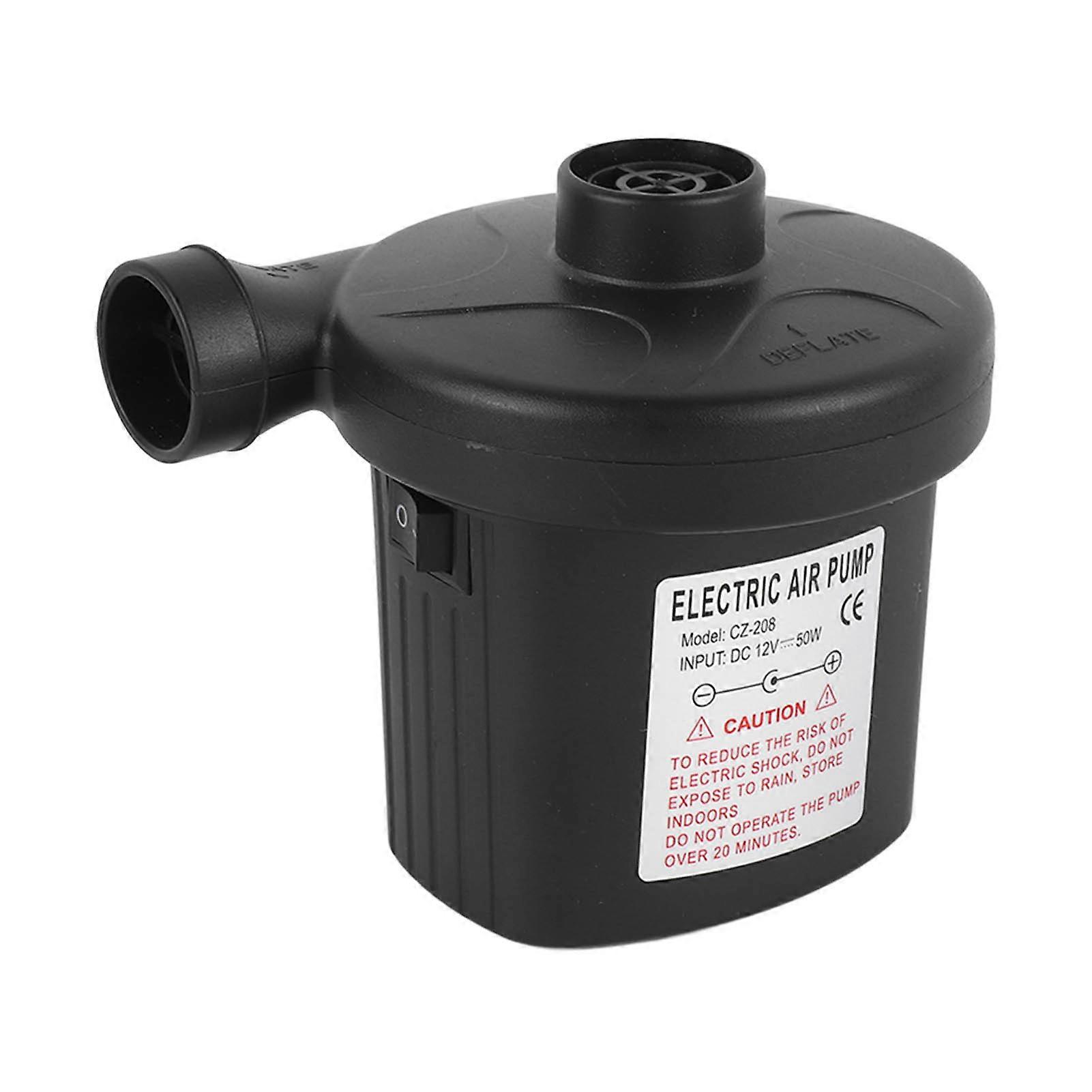 Electric Air Pump Portable Household Inflater Deflater Leakage Proof 110 to 240V US Plug