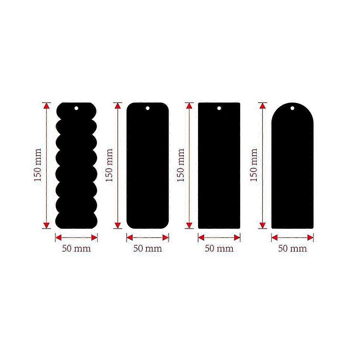 4 Styles Rainbow Color Scratch Bookmark Craft Kits Rainbow Scratch Paper Art Sets For Kid Students