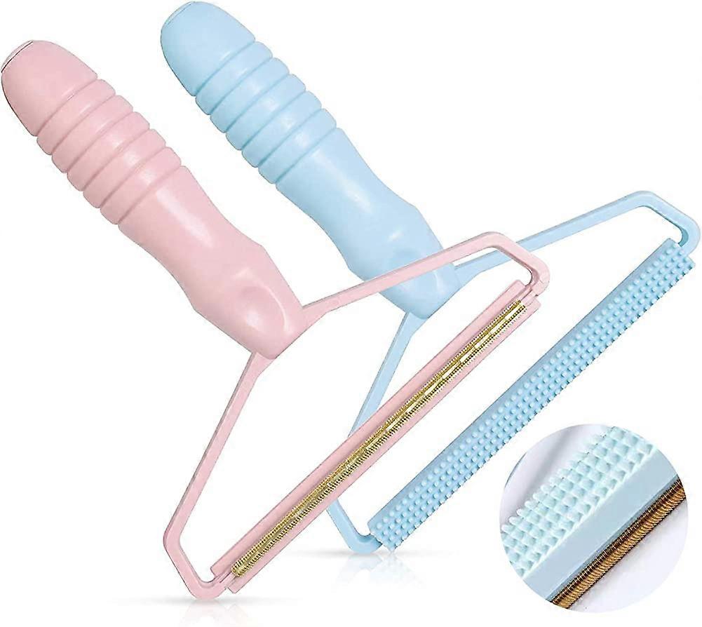 Portable Lint Remover, Heilwiy New 2 In 1 Clothes Fuzz Remover - Reusable Double Sided Gift