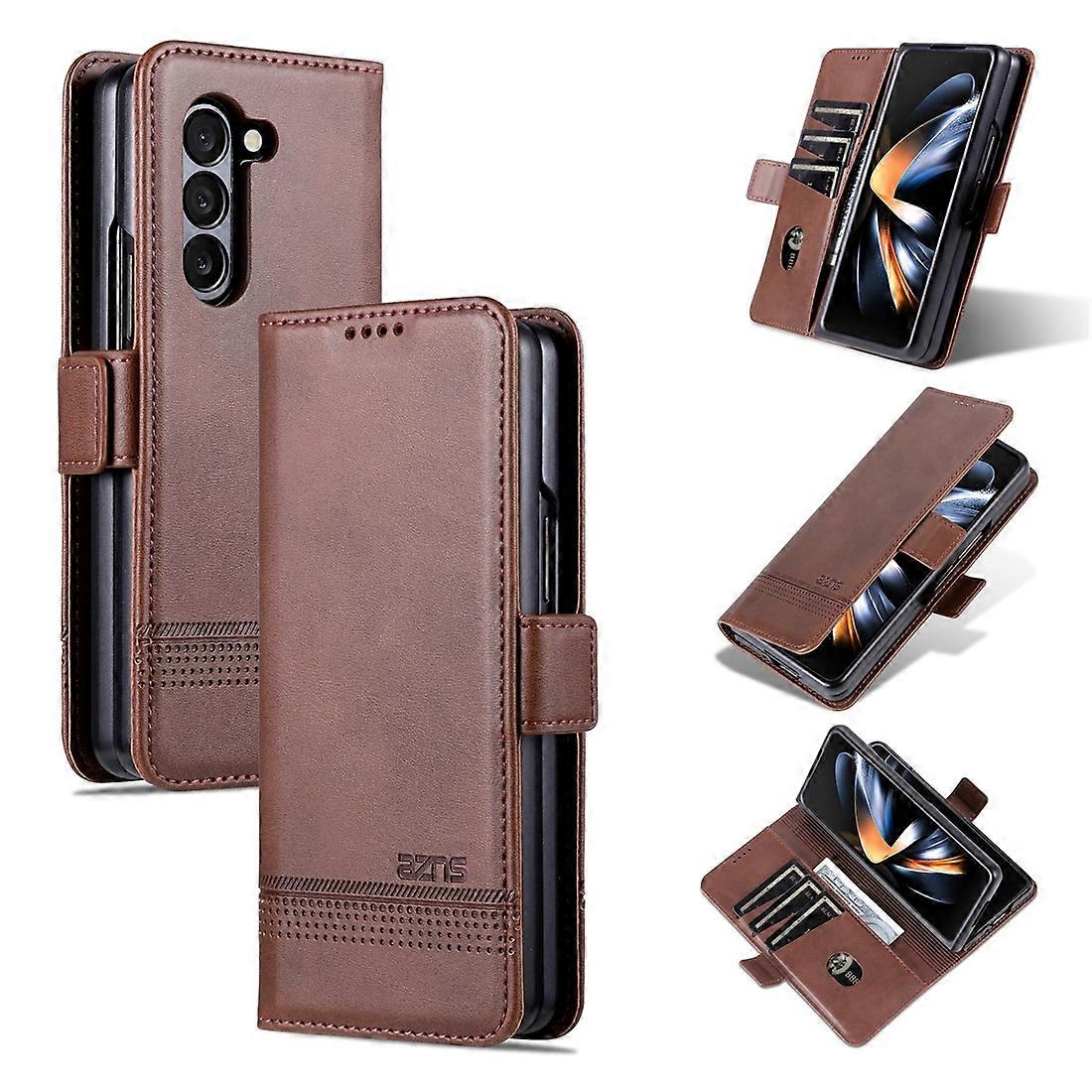 AZNS Calf Texture Case For Samsung Galaxy Z Fold5 5G
