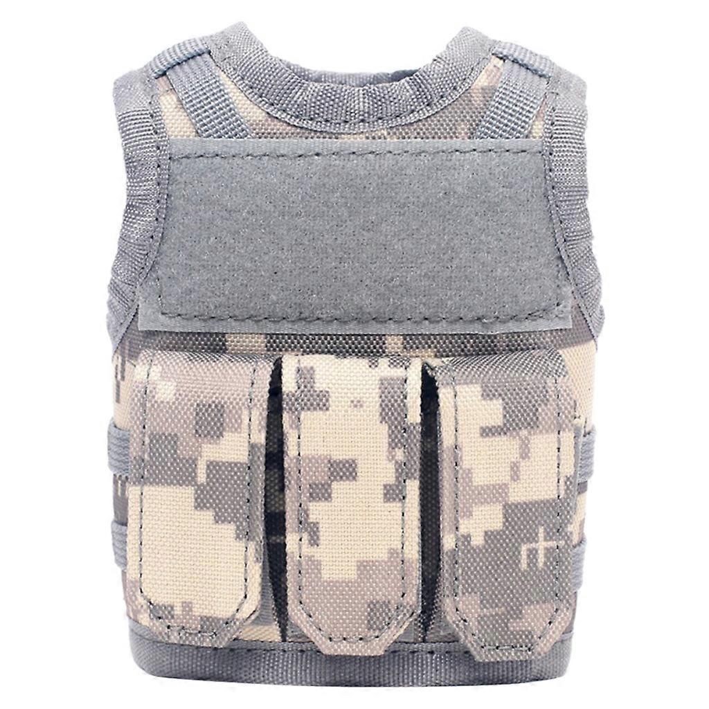 Justerbar dryckesflaskvästar Tactical ölflaskväst Miniatyr Molle väst