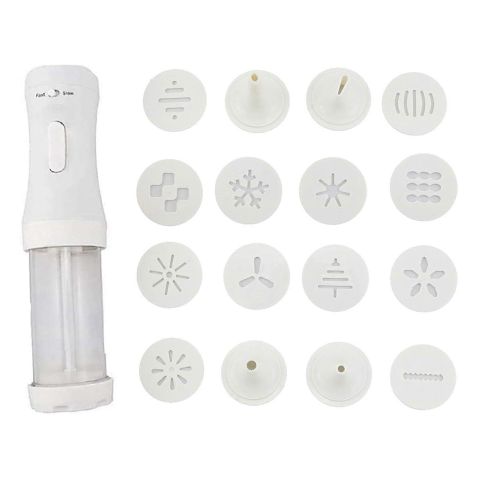 Elektrisk tårta dekoration verktygssats, DIY kex kakor presssats helt ny