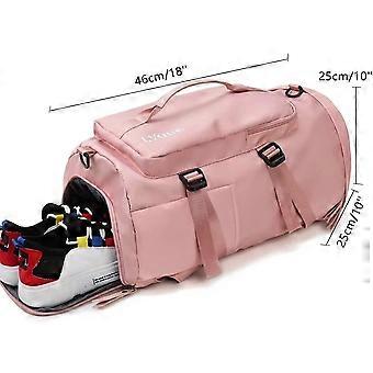Zaino Da Palestra Donna Con Scomparto Scarpe E Tasca Bagnata Impermeabile, 35L, Leggero E Pieghevole Per Viaggio E Fitness