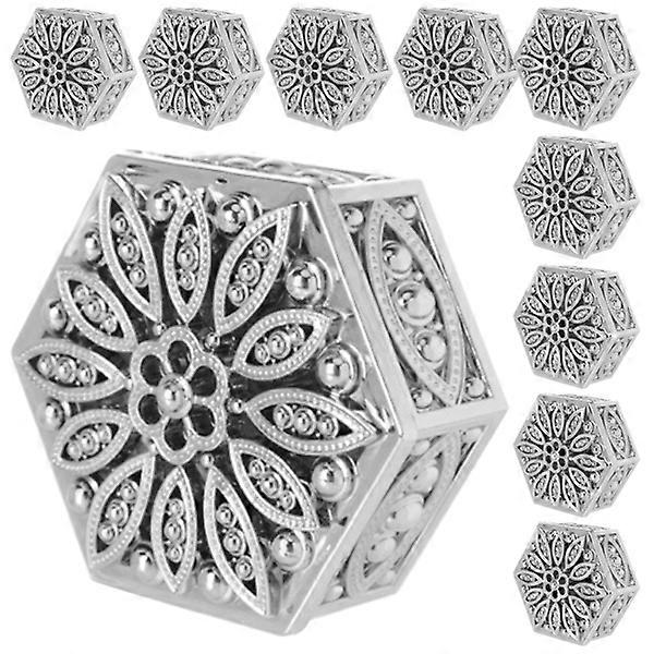 12pcs European Candy Box Hexagonal Shape Gift Wrapping Box Jewelry Storage Box