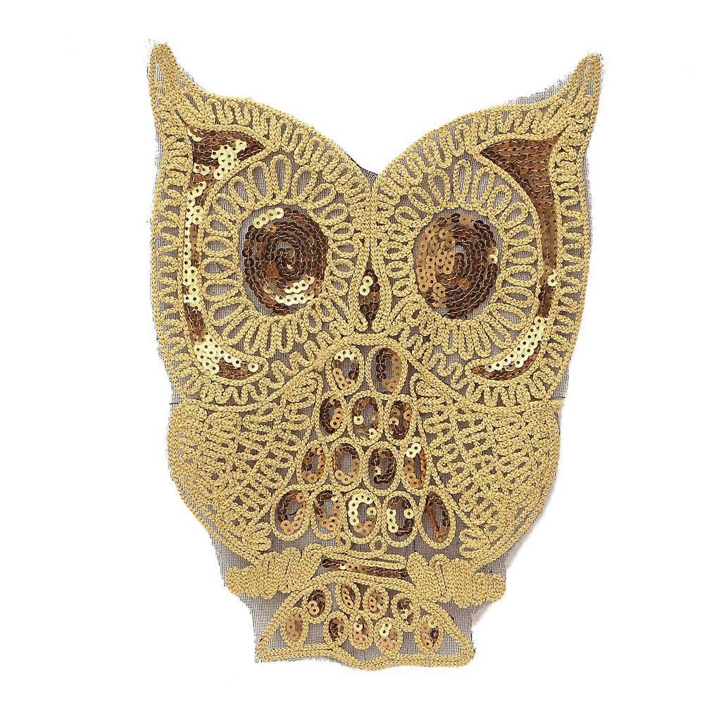 Sequins Iron-On Embroidered Patch Applique Garment Decor Craft