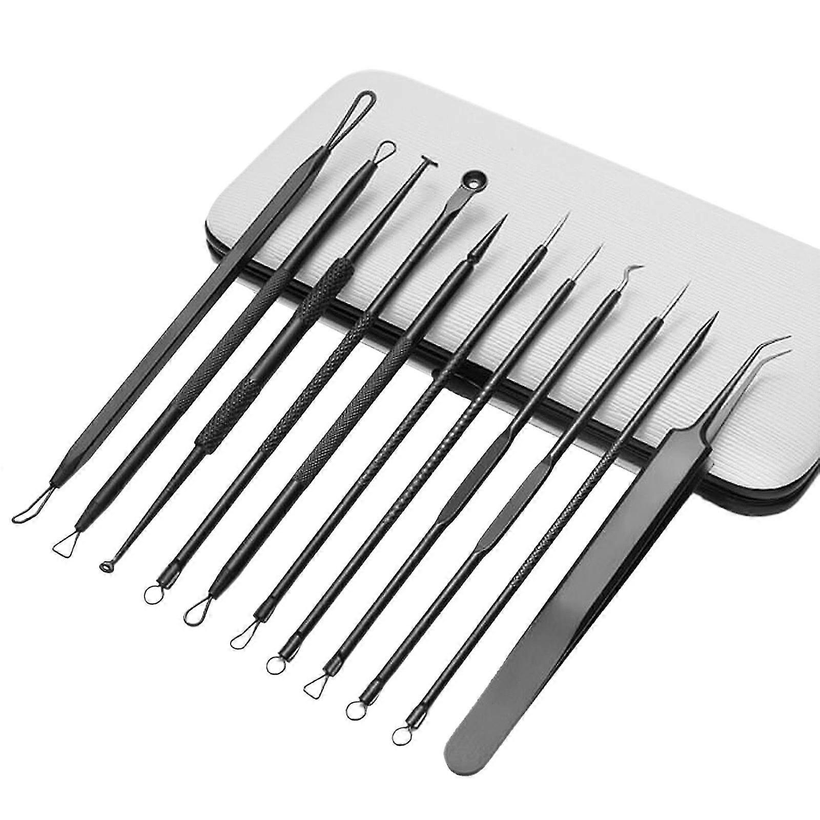 Blackhead Remover Pimple Popper Tool Kit 11 Pcs, Pimple Extractor Tool, Acne Kit For Blackhead