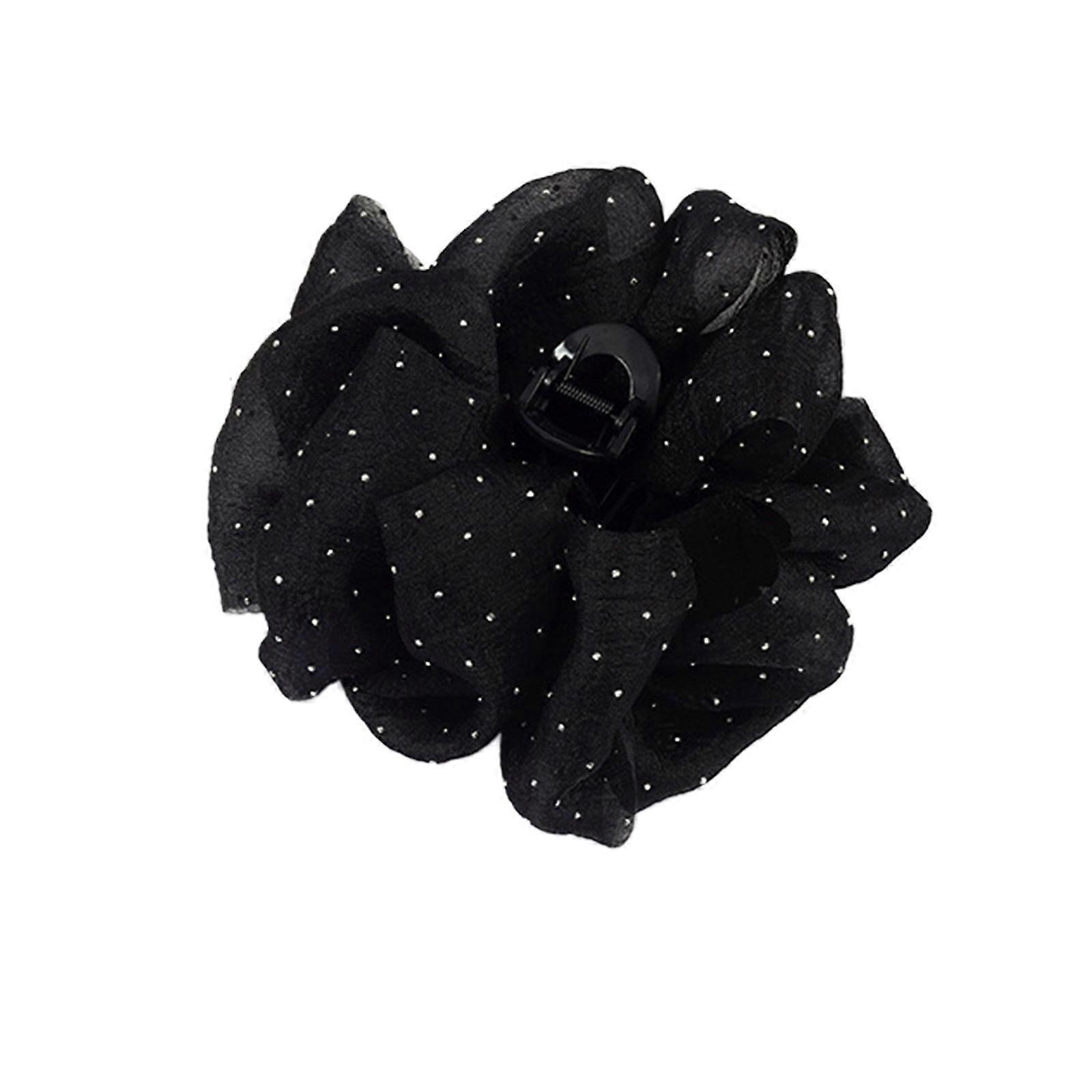 2023 مقاطع فقاعة القوس الجديدة ، مقاطع شعر حرير الشيفون ، مشبك فك شعر قوس الفقاعة الشبكي الكبير ، مشابك مخلب الشعر الحريرية الكبيرة