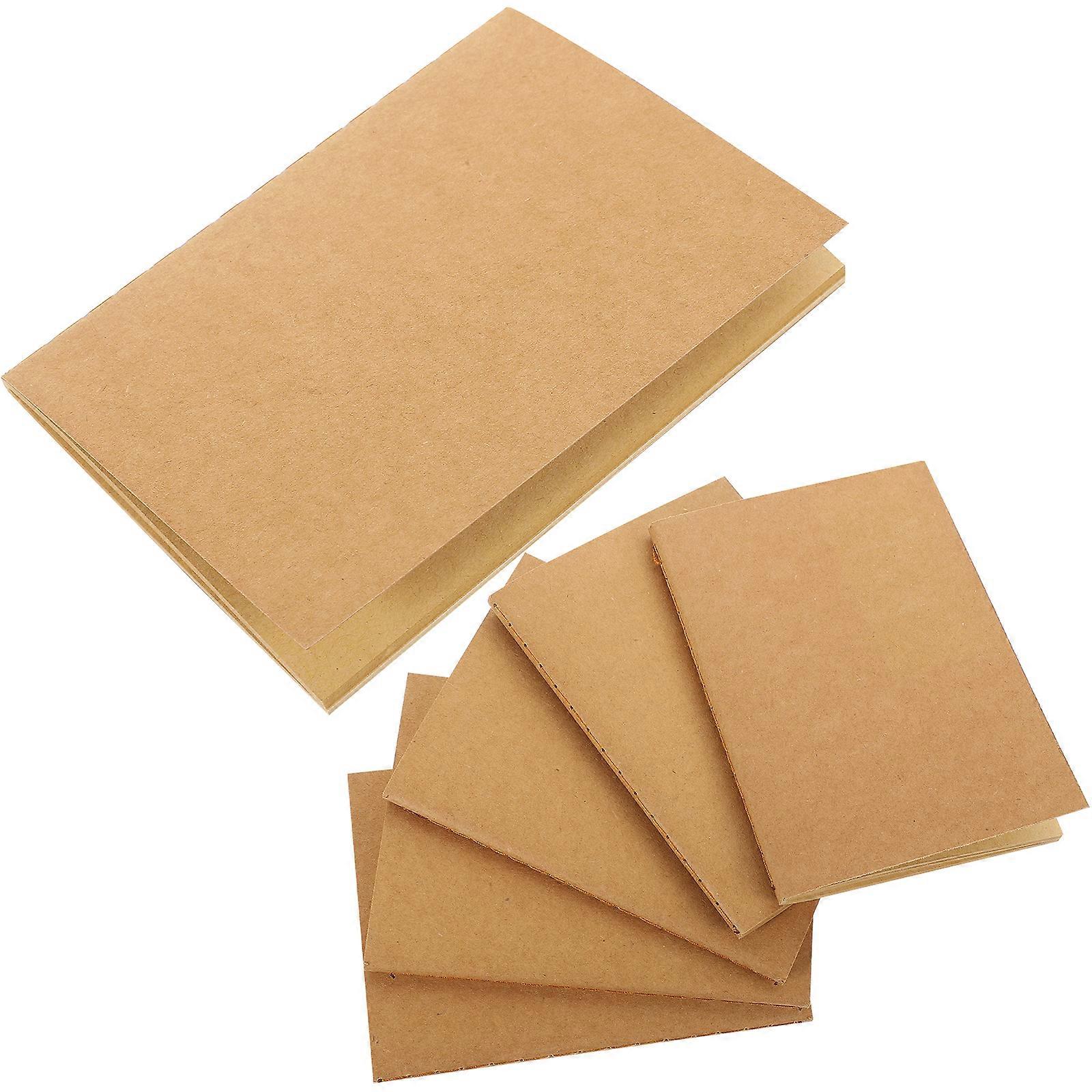 5Pcs Multipurpose Blank Notebooks Creative Portable Schedule Notebooks Random Style