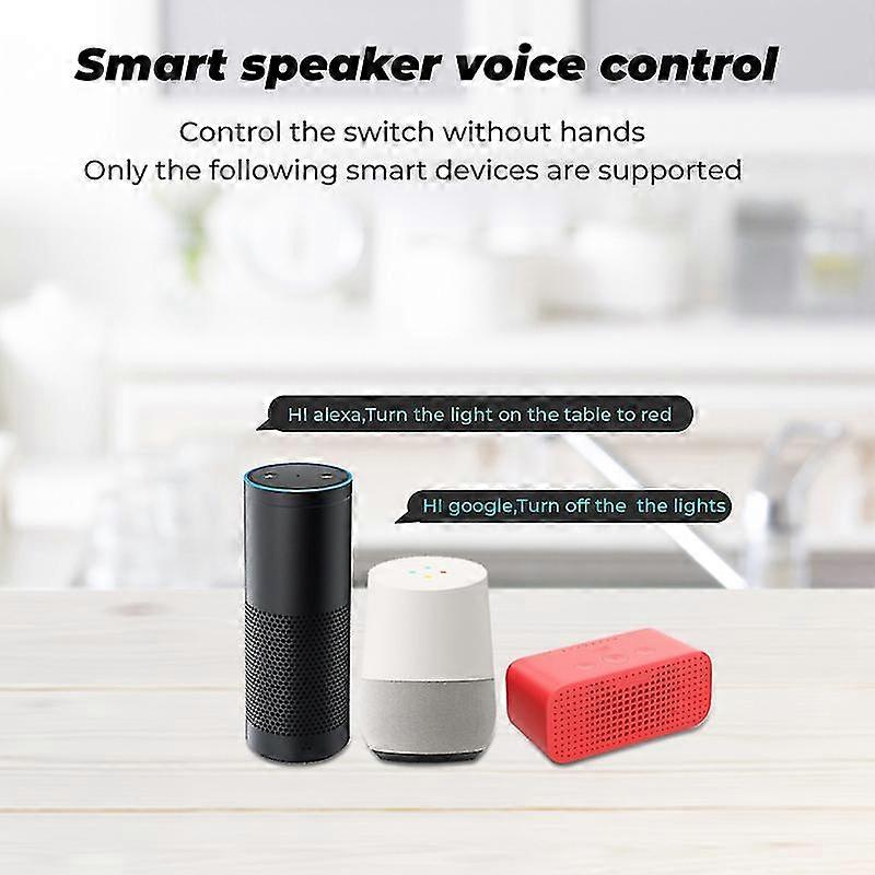 Tuya Zigbee Intelligent Light Switch Module Mini Home Automation Diy Breaker 2 Way Timing Control Voice Control Switch Compatible With Google Assistan