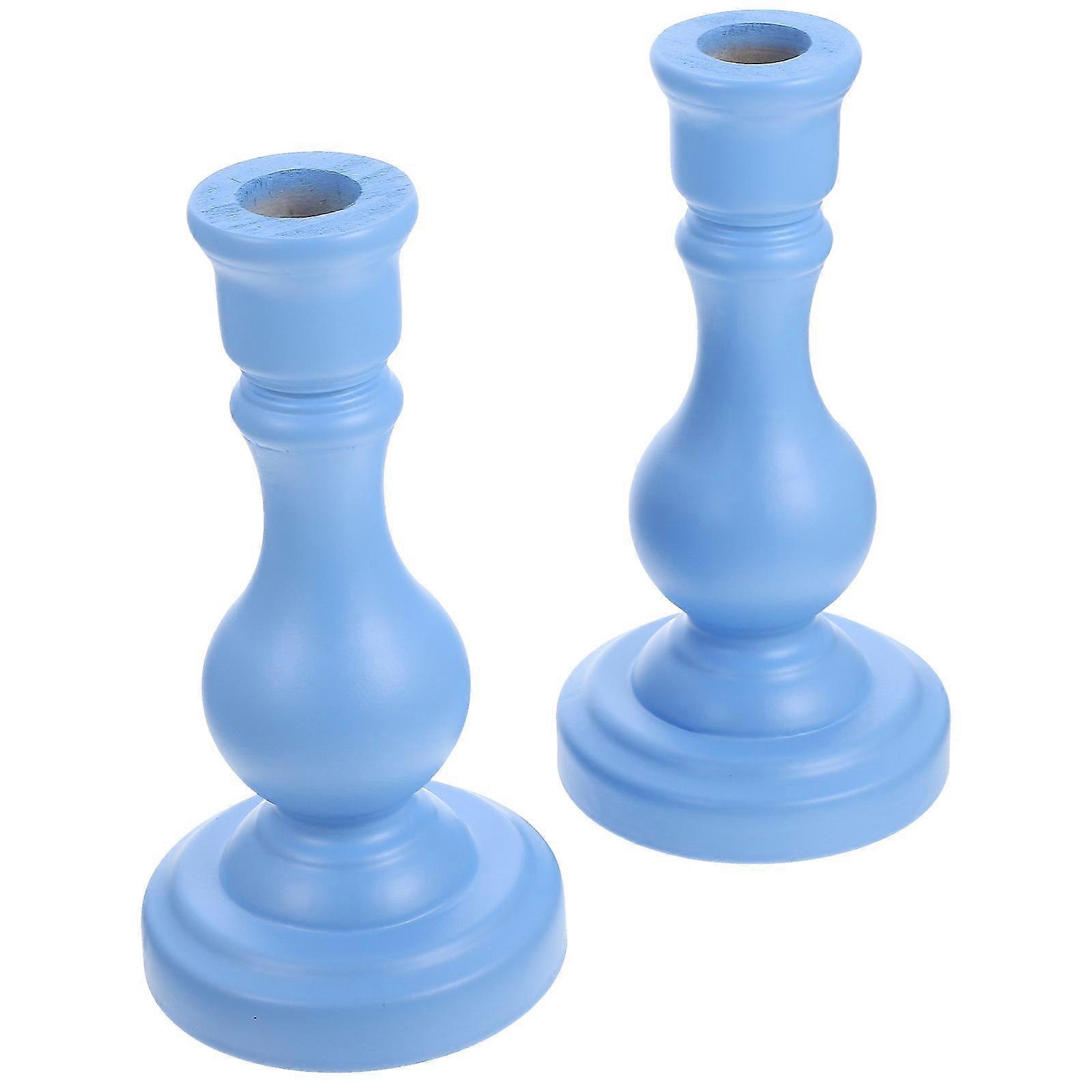 2pcs Simple Style Candle Holder Home Decor