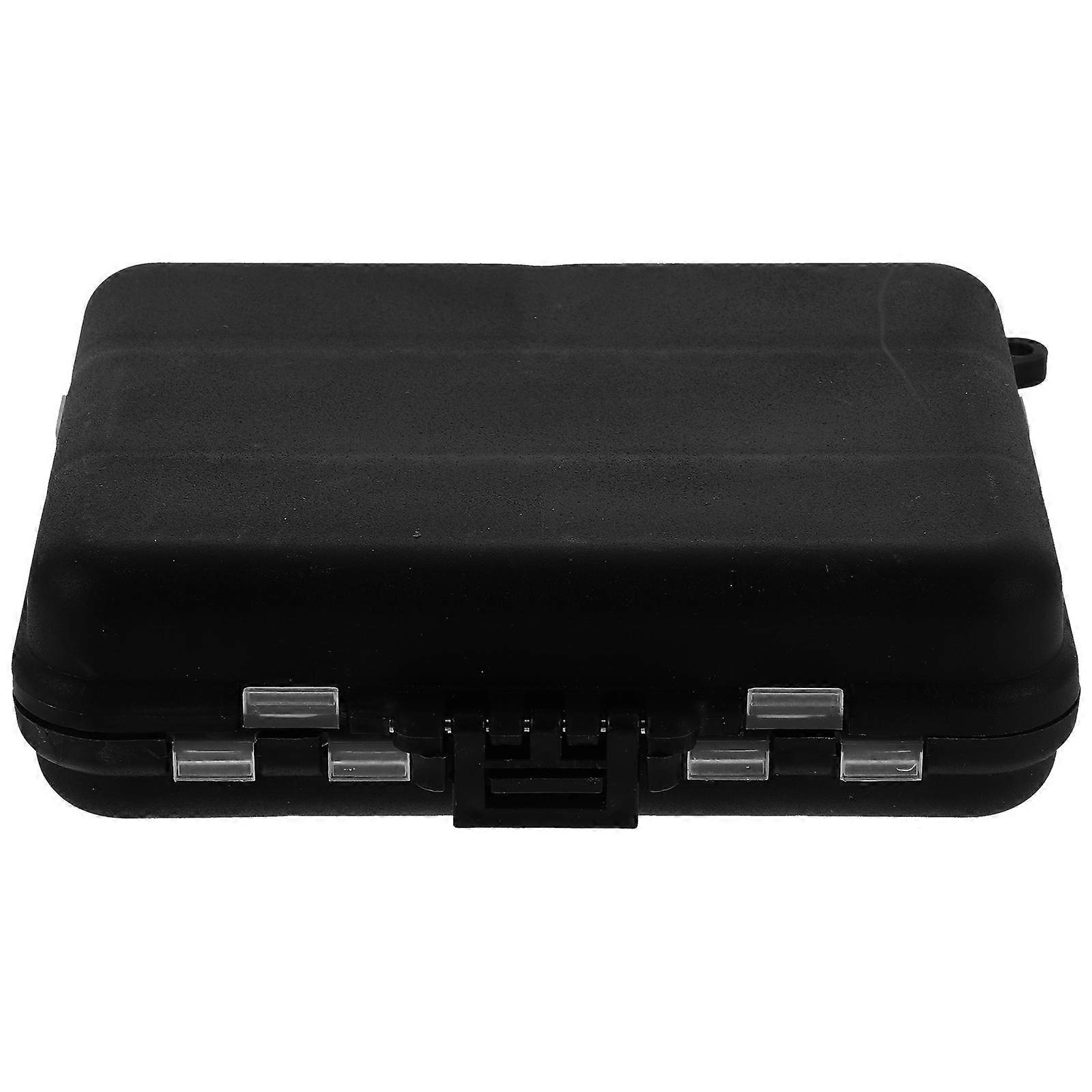 Multifunctional Fishing Tackle Kit Box Men Professional Fishing Equipment Fishing Tool Organizer (Black)