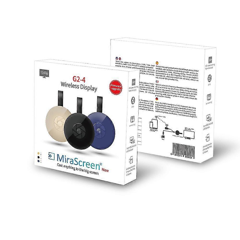 2.4ghz Wifi Miracast 1080p G2-4 Génération Numérique Hdmi Media Video Streamer Pour Ios / Android