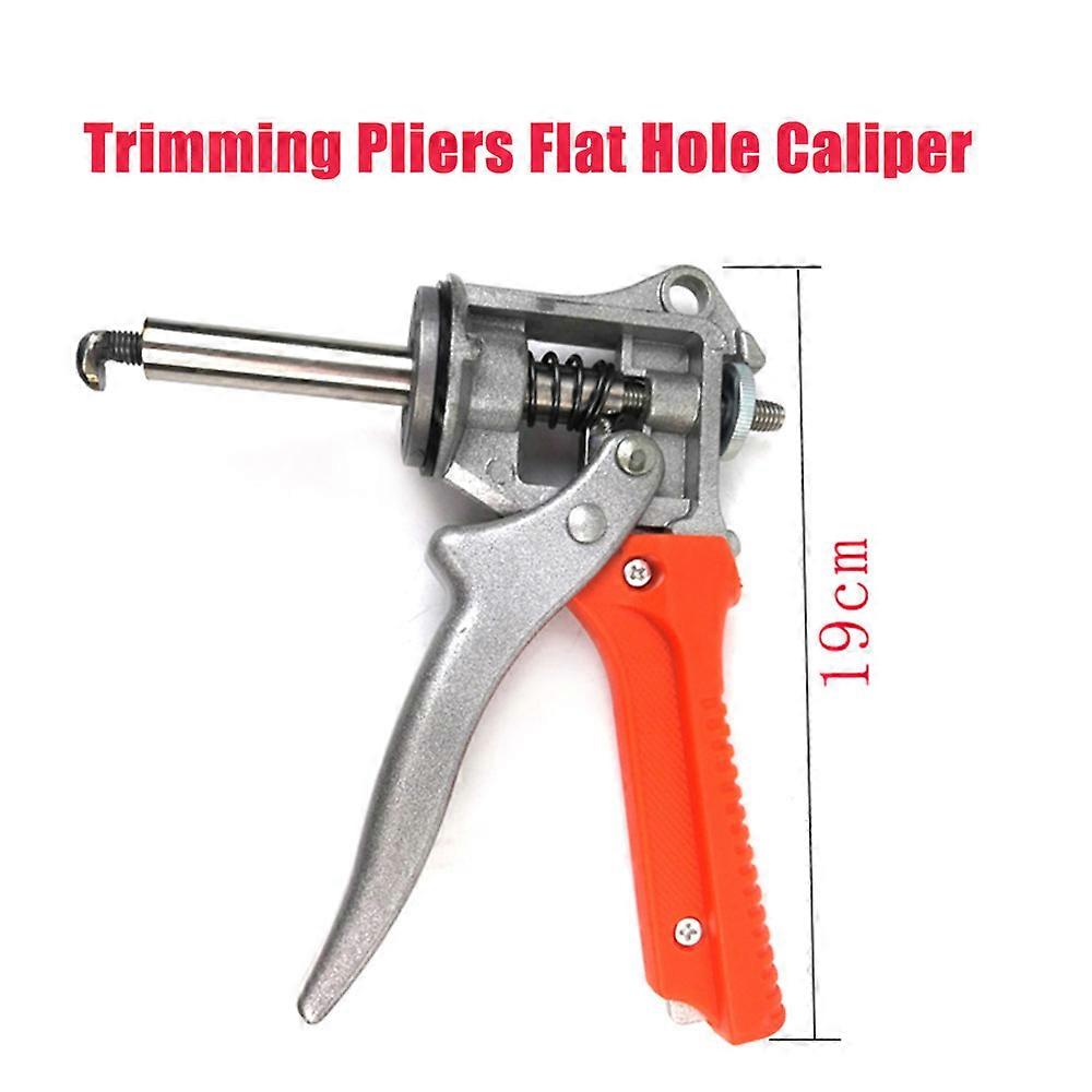 Auto car dent removal tool with edge trimming pliers
