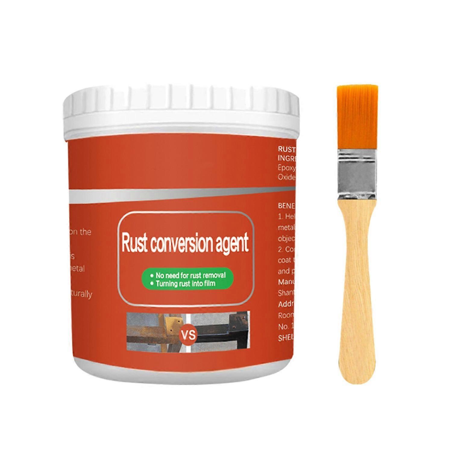 Rust Converter Paint with Brush Long-Lasting Protection Metal Anti-Rust Coating Multi-Functional