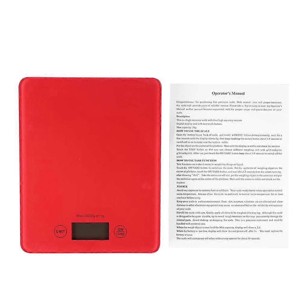 5kg/1g High Precision Digital Electronic Kitchen Food Scale Multi-purpose Baking Cooking Scale