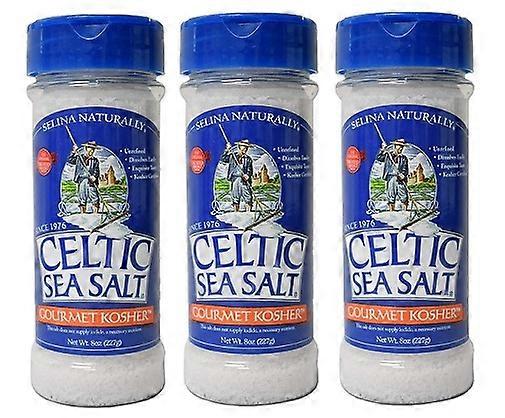 Keltisch zeezout Gourmet koosjere fles 3 stuks
