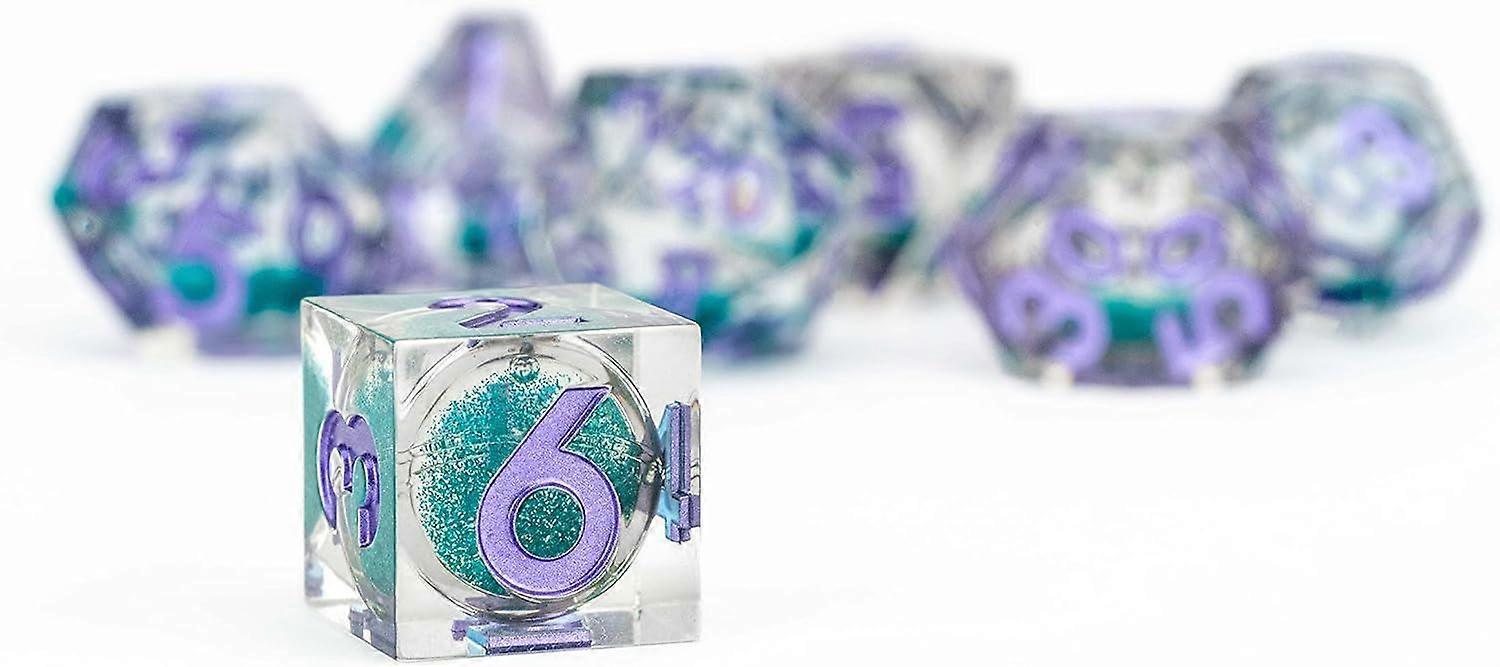 Individual d20 Elixir Liquid Core Dice Disco Vibes