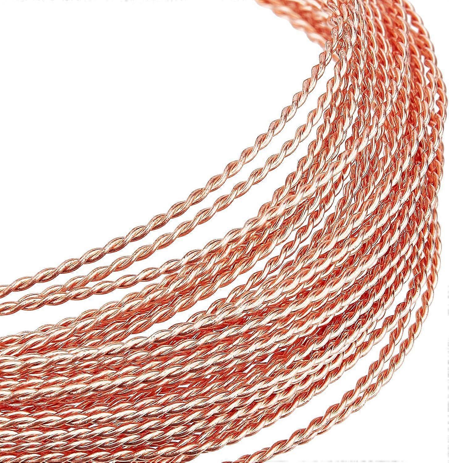 20 Gauge 23Ft Twist Jewelry Wire Copper Craft Wire Copper Beading Wire for Jewelry Making Supplies and Crafting