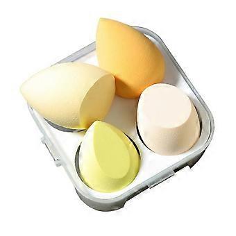 4Pcs Makeup Sponge Latex Free Foundation Blending Liquid Powder Cream Application Beauty Sponge Blender Women