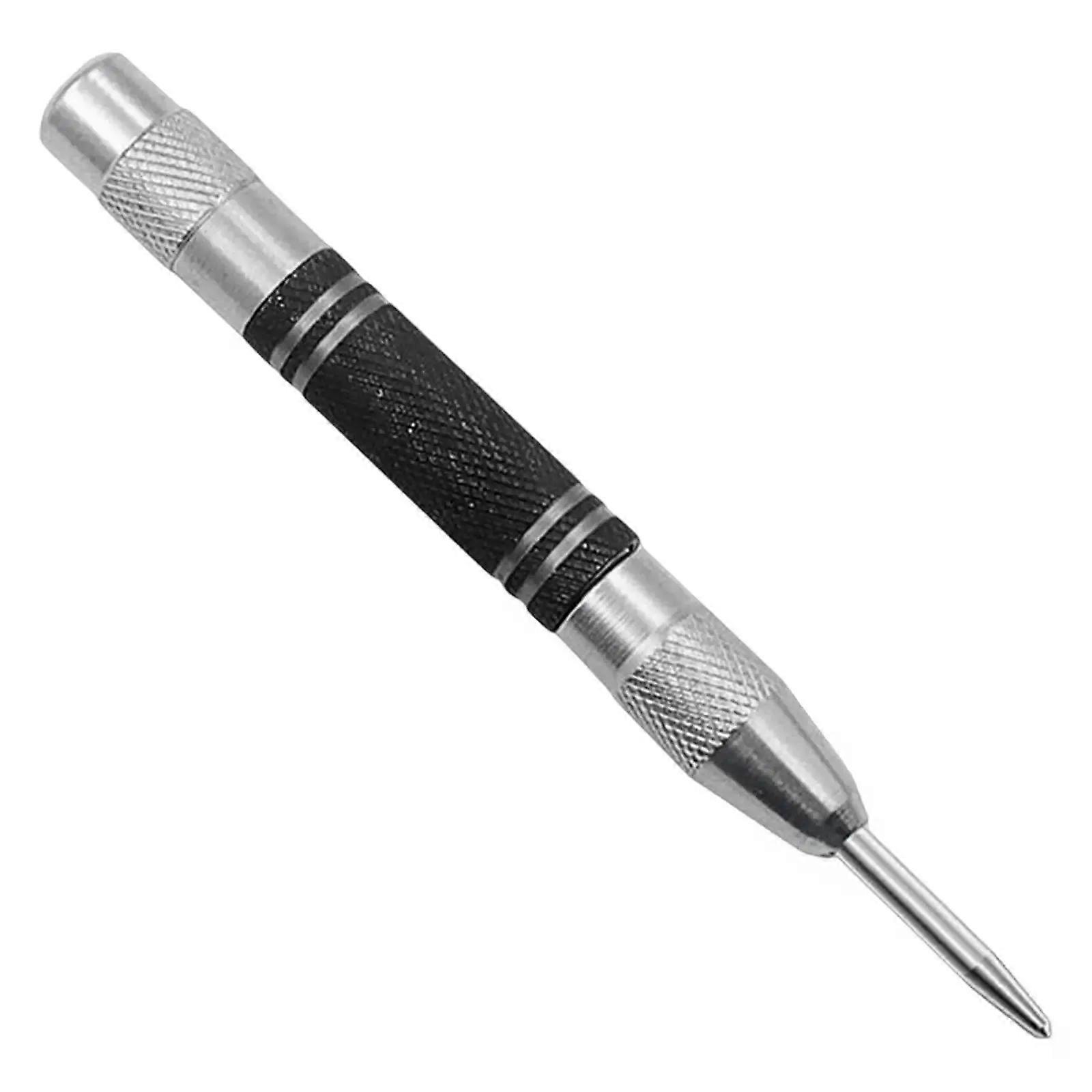 Automatic Center Punch for Metal Wood Wood Press Dent Marking Tool Convenient Easy to Carry Compact Size Practical Anti Rust