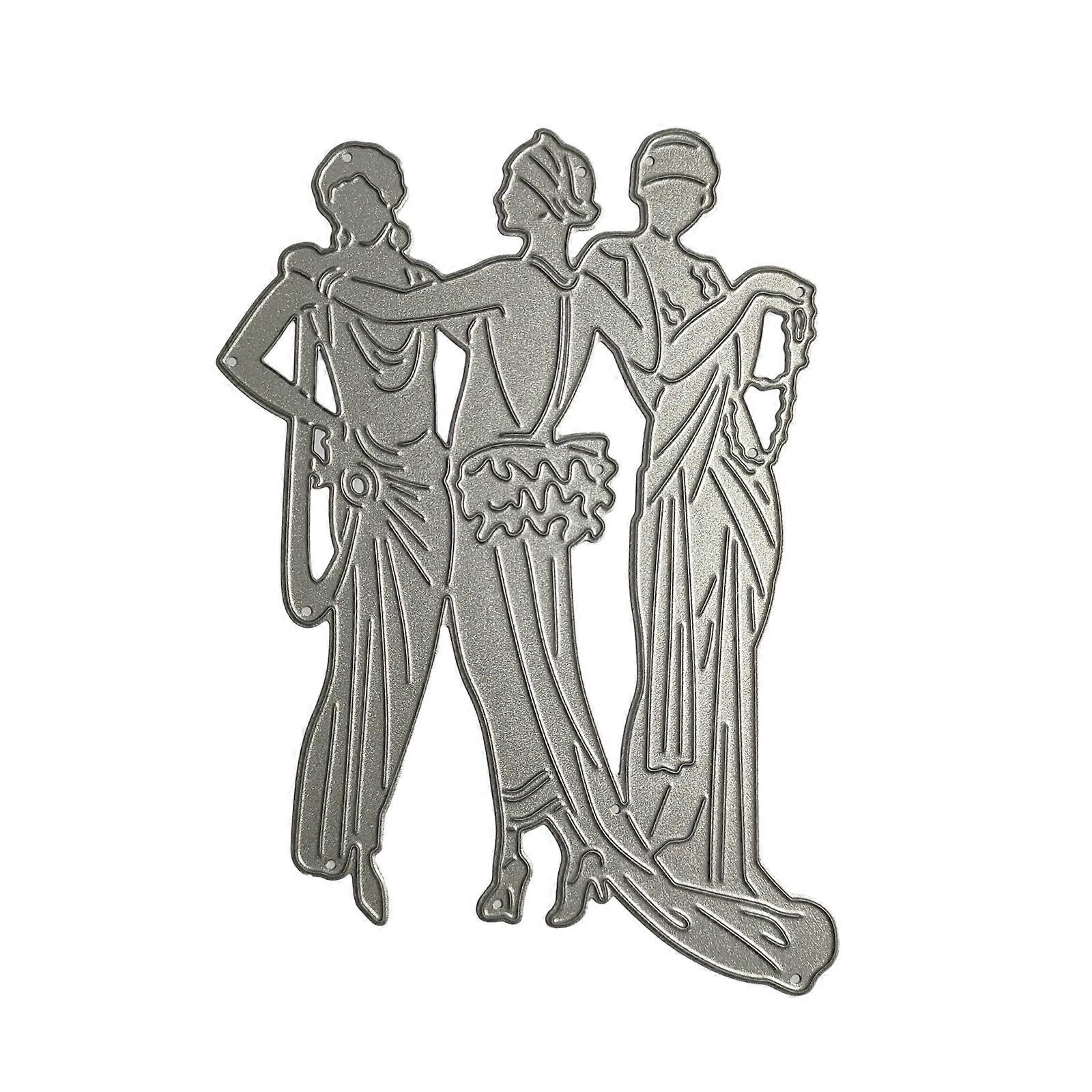 Metal Die Cuts Dancer Embossing Stencils Cutting Dies for Card Making Scrapbooking Paper DIY Template Handmade Craft