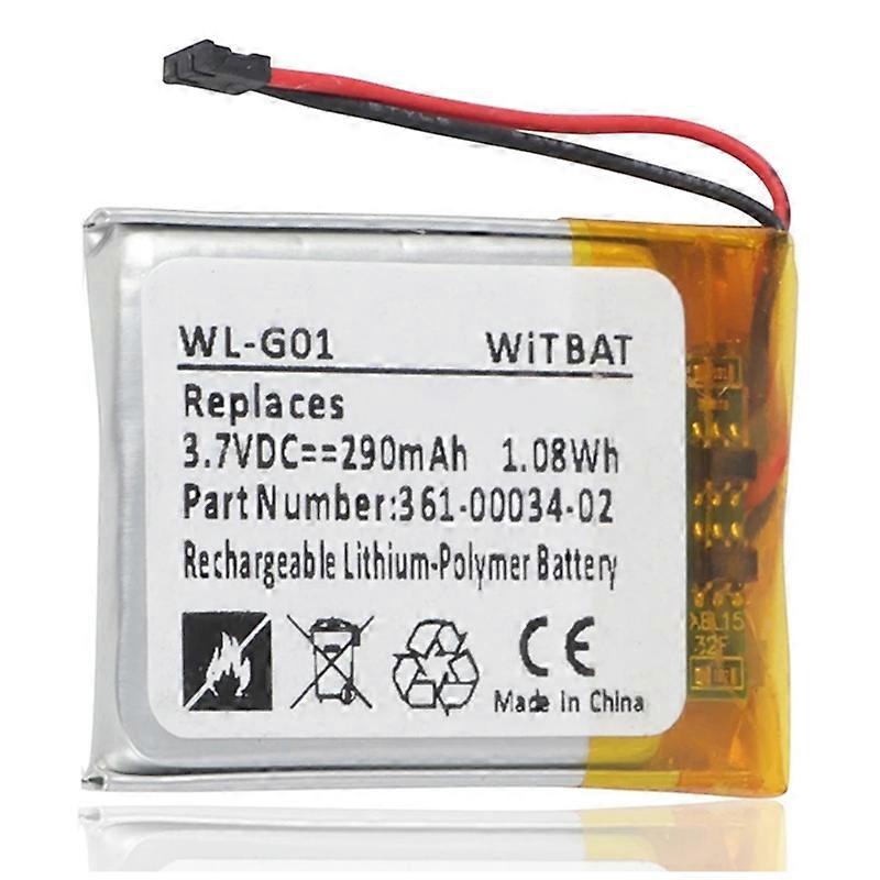 For Garmin Fenix 3/Fenix 3 HR 3.70V 290mAh Li-ion Battery Assembly Part (Encode: 361-00034-02)