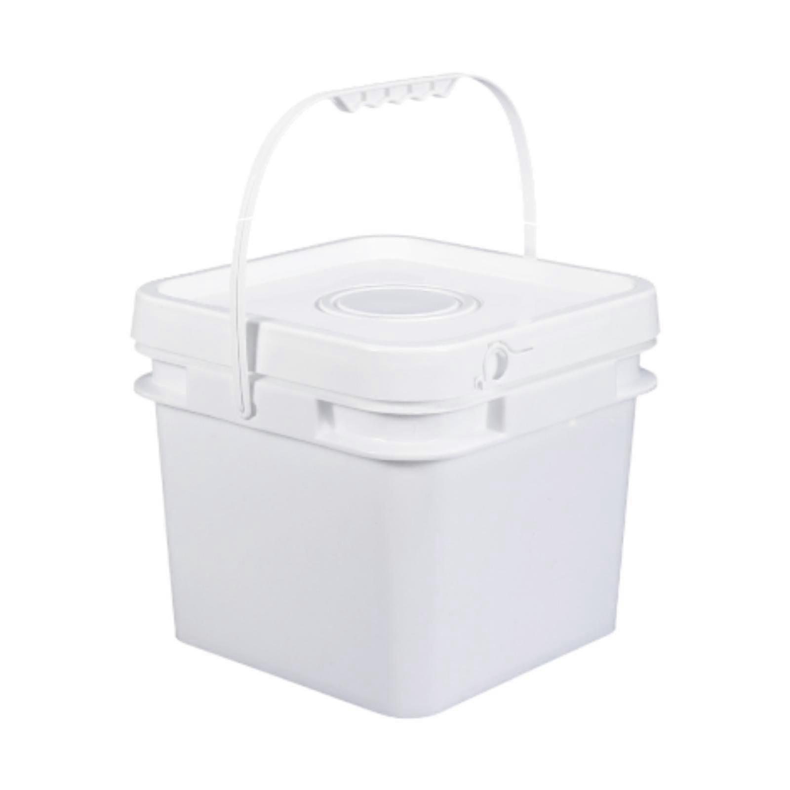 Square Bucket Food Storage Container for Art Crafts Projects Paint Water