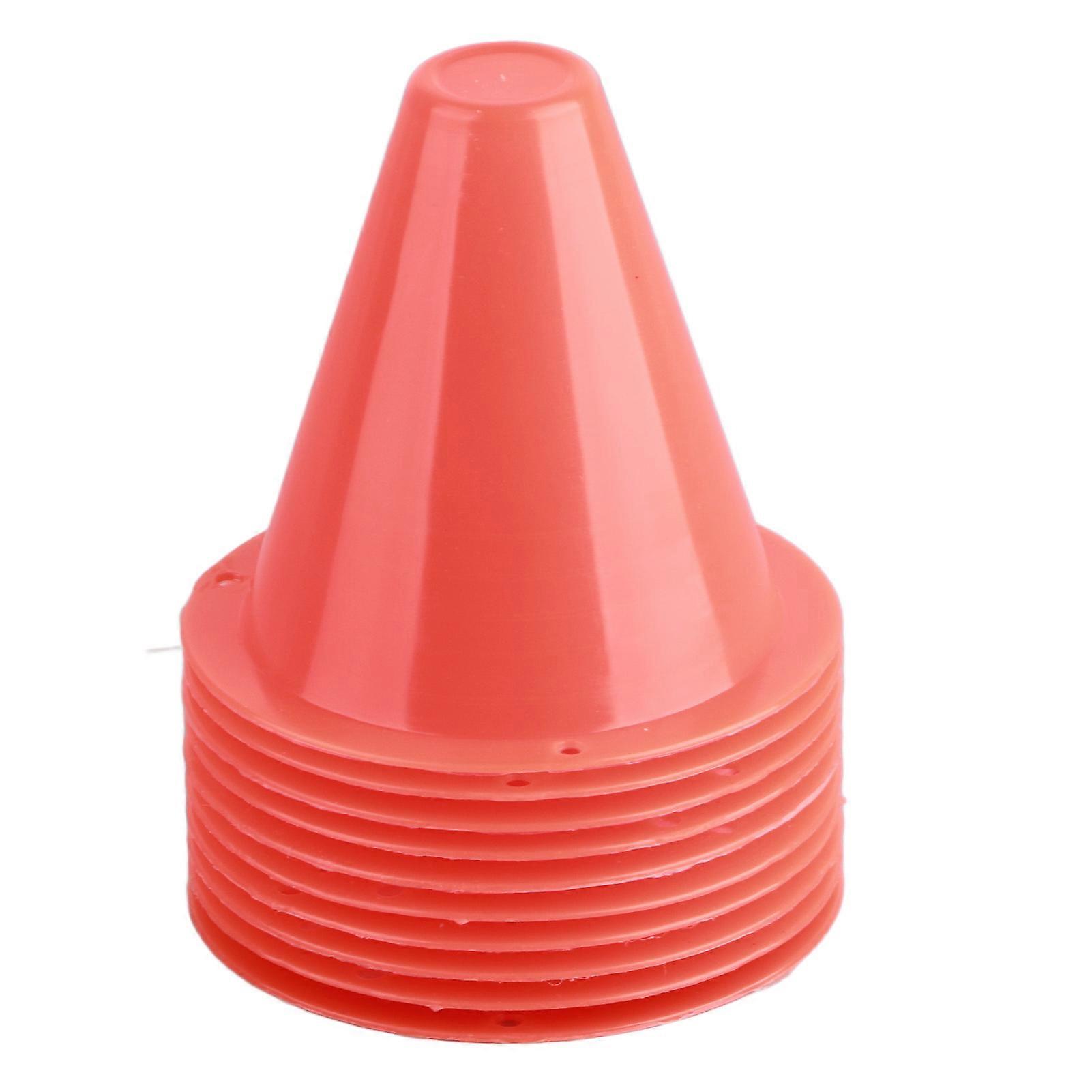 10pcs Soccer Training Cones Plastic Marker Holder Accessory