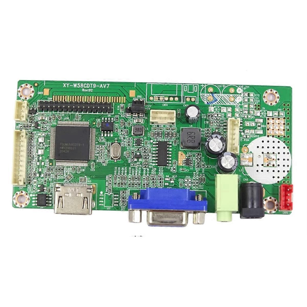 -Compatible Notebook Monitor for -W58CDT9-AV2 HD LCD Driver Board +VGA -W9KFHD-EV1