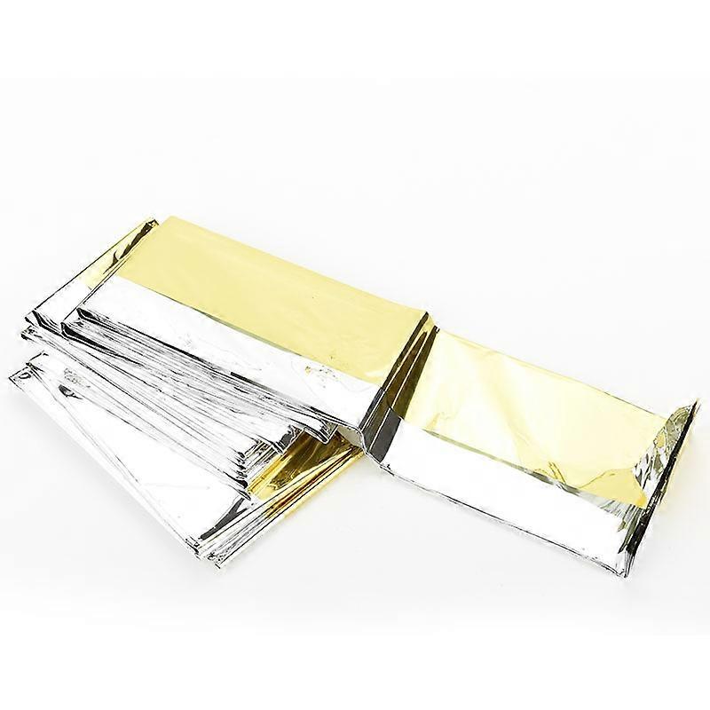130*210cm Outdoor Survival Life-saving Waterproof Rescue Tent Camping Insulation Mat Mylar First Aid Material Blanket