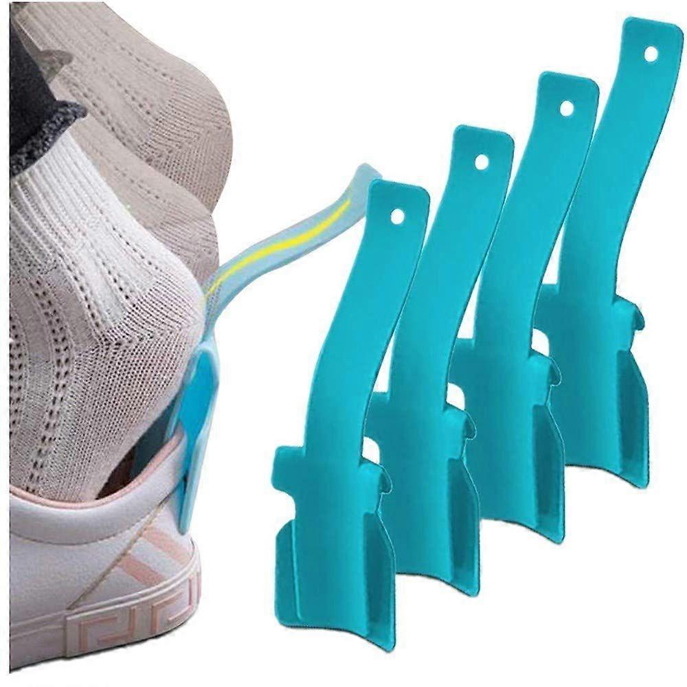 4Pcs Lazy Shoes Helper for Easy to Wear Shoes, Portable Shoe Lifting Helper for Men Women and Kids