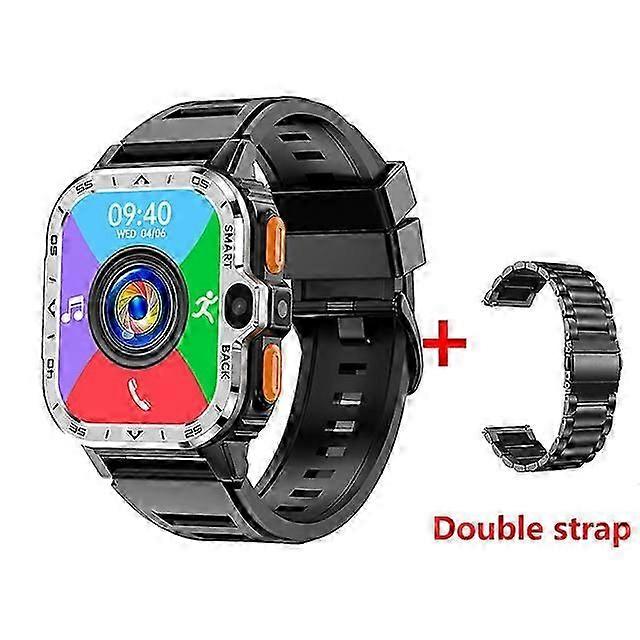 ساعة ذكية 4G LTE ، مع جهاز تعقب GPS يجمع بين صوت الفيديو ومكالمات Wi-Fi ، والرسائل ، و NFC ، وكاميرات 2 ، وساعة ذكية للبالغين والكبار