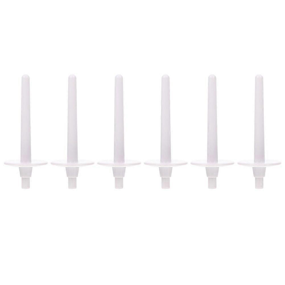 6Pcs Sewing Machine Spool Pin Floss Plastic Bobbins Winding Machine Spindle