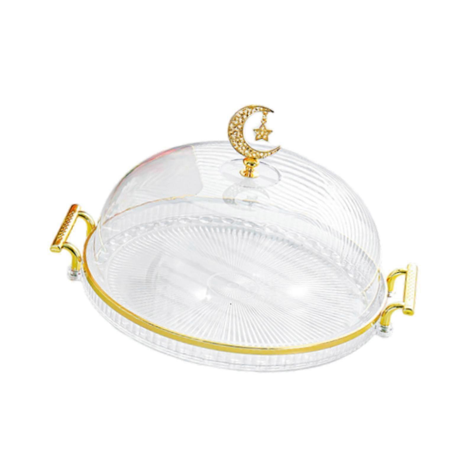 Cake Stand,Tabletop Display Stand with Lid,Pastry Display Serving Platter