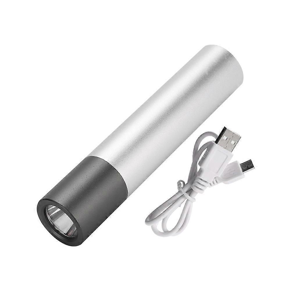 Outdoor Mini Multi - function USB - Charging Aluminum Alloy LED Torch