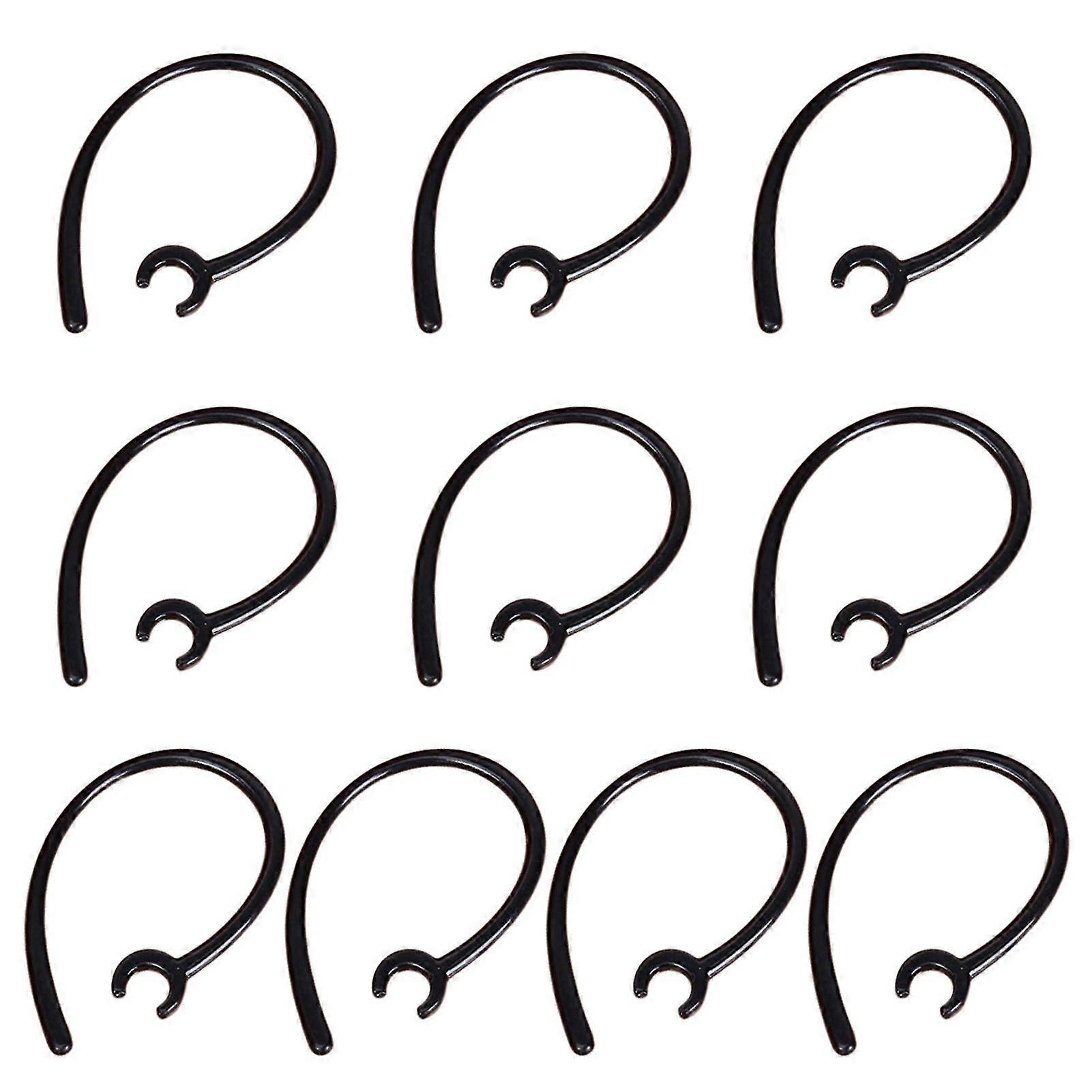 10 pezzi di ricambio per gancio per l'orecchio per auricolare bluetooth, supporto per clip compatibile per una vestibilità sicura