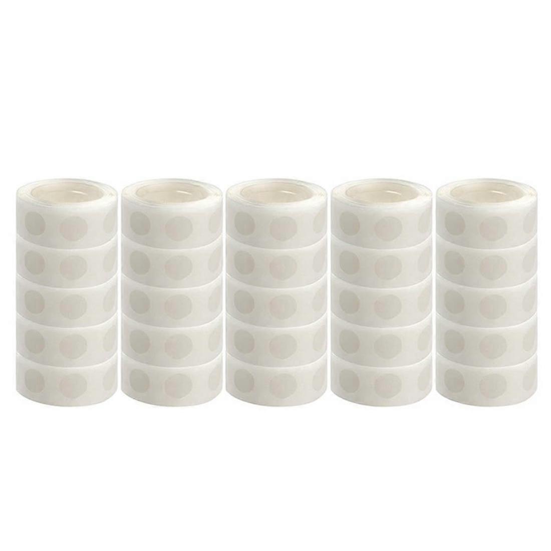 25 Rolls Glue Point Clear Balloon Glue Removable Adhesive Dots Double Sided Dots Glue Tape for Balloons Wedding Decors JP