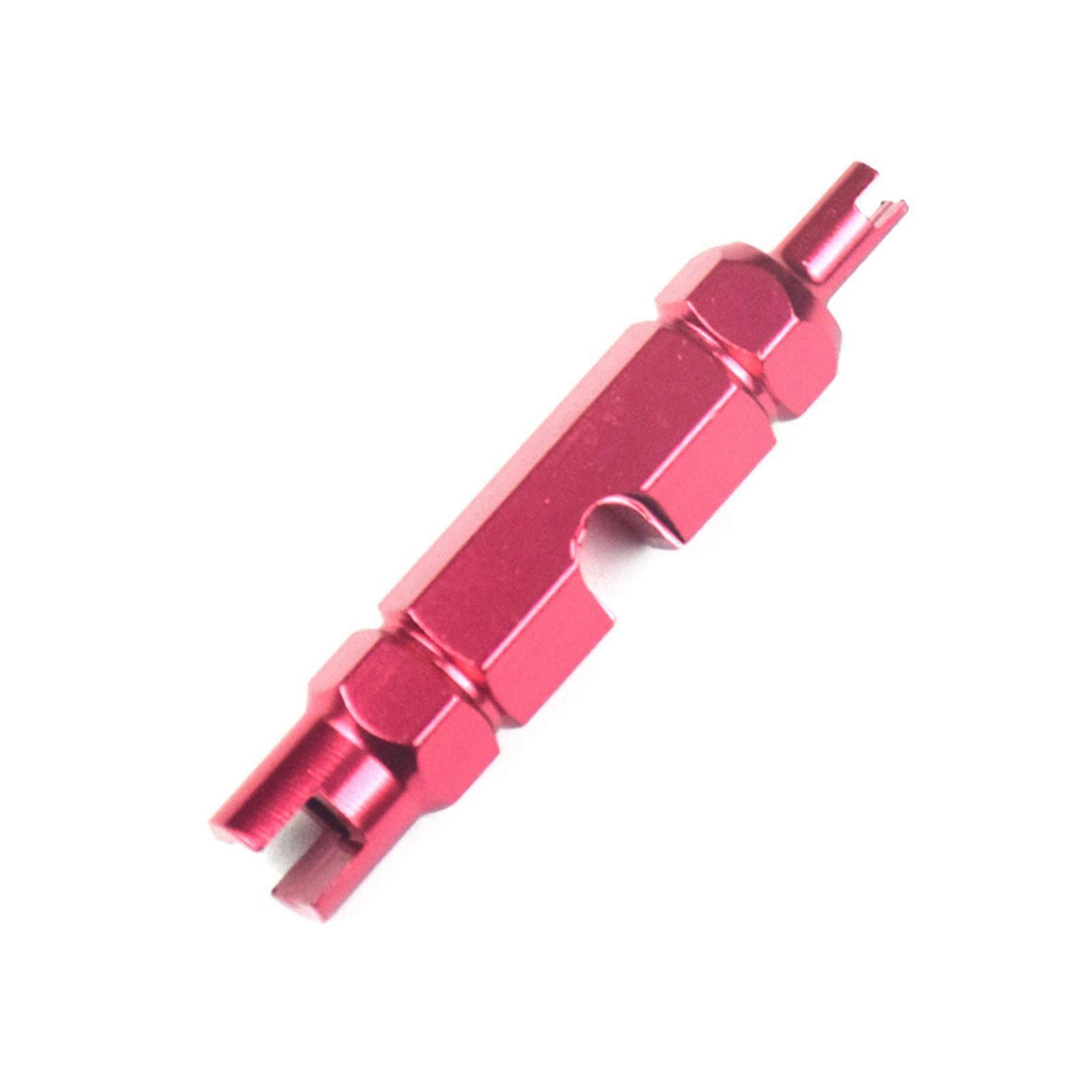 Valves Cores Remover Valves Extender Tire Repair Tool for Schrader and Presta Valves Easy Inner Tube Maintenances Tool Red