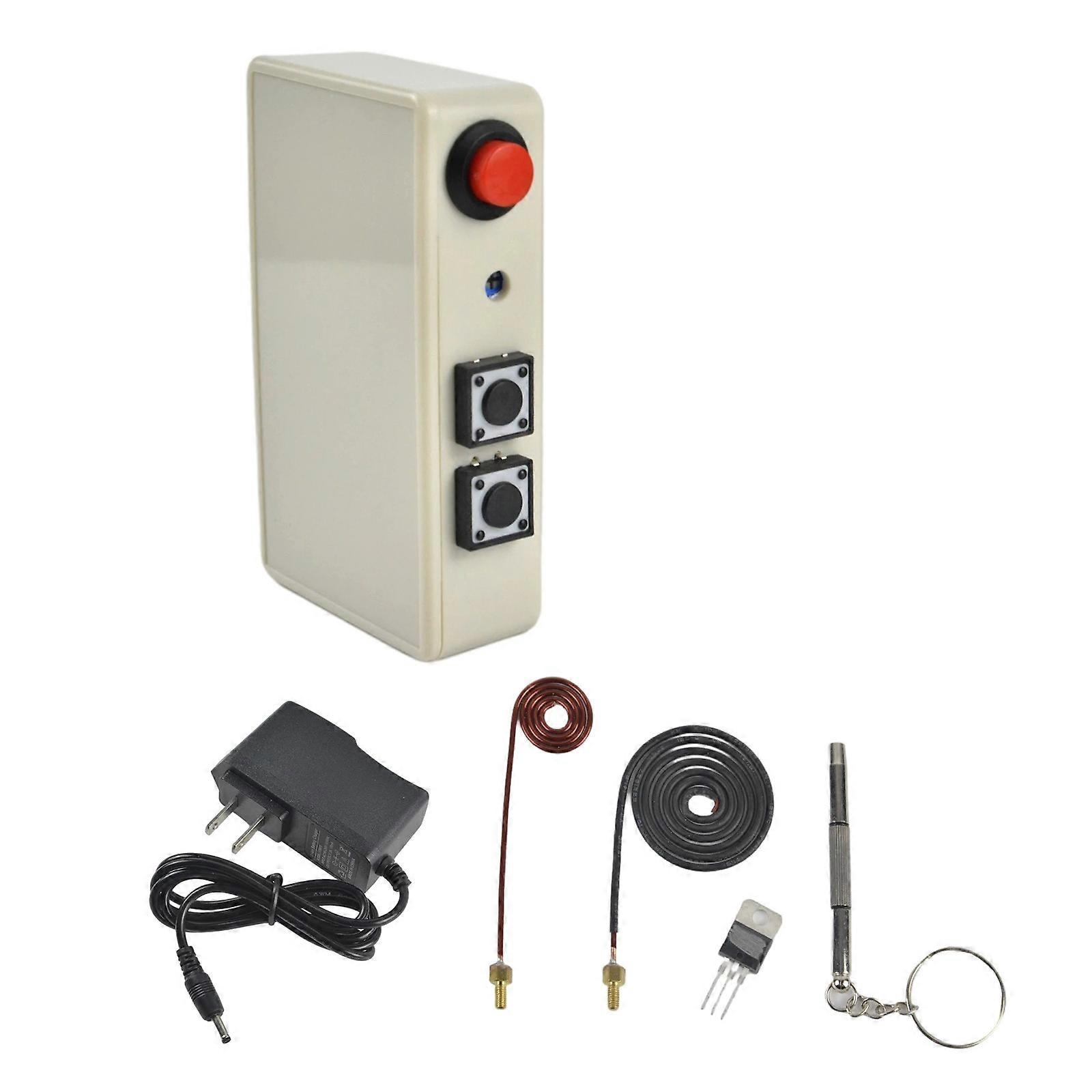 150MHz Light Bulb Detector High Power Electromagnetic Pulse Generator US/EU Plug High Frequency Adjustable EMP Generator White
