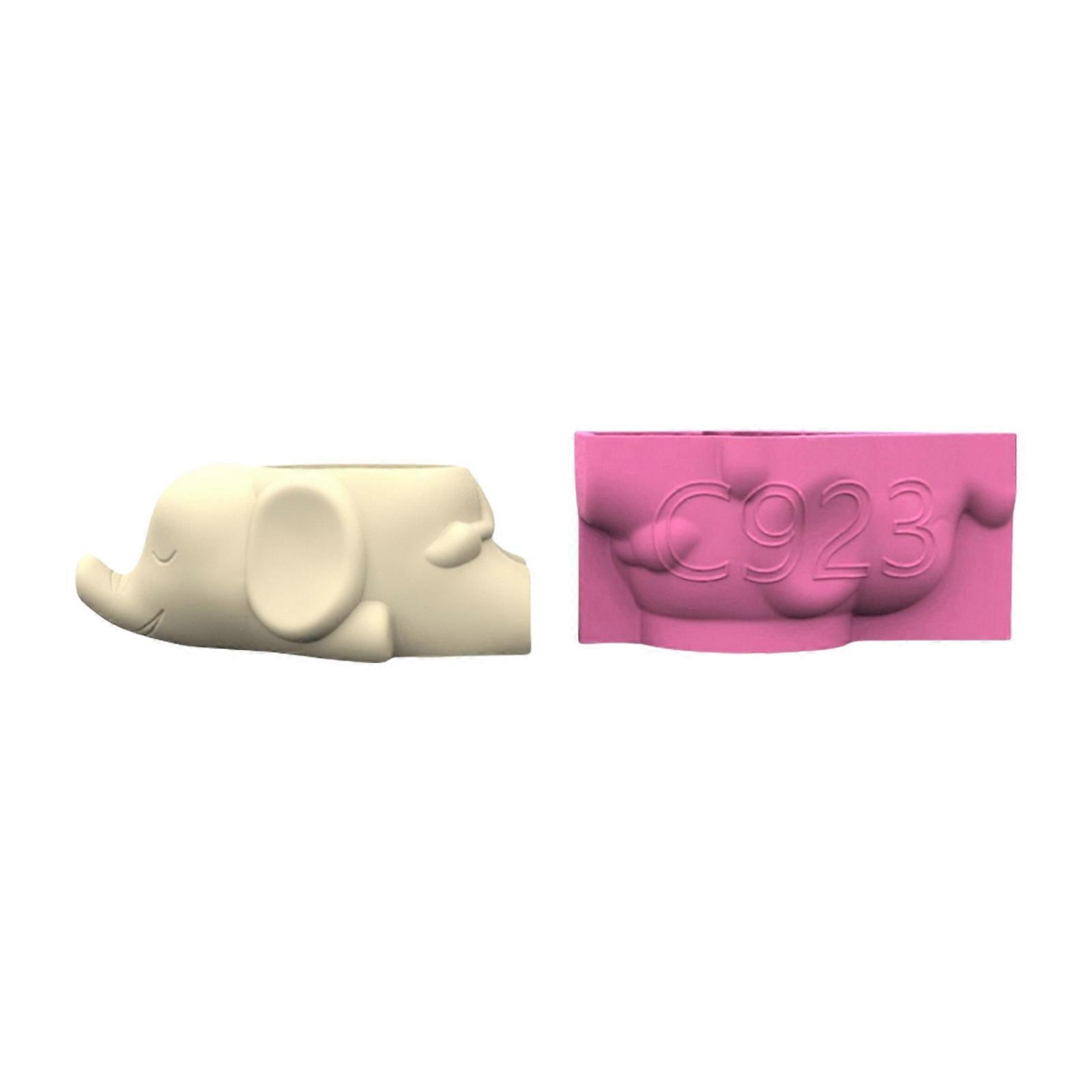 Unique Animal Shape Silicone Pots Mold Gardening Pots Molds Silicone Texture for Creating Concrete Succulent Planter