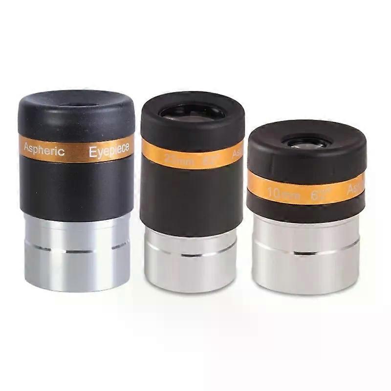 Eyepiece for Telescope 62 Wide Angles AsphericEyepiece 125 inch AsphericEyepiece with Soft Eyecup (4/10/23mm)
