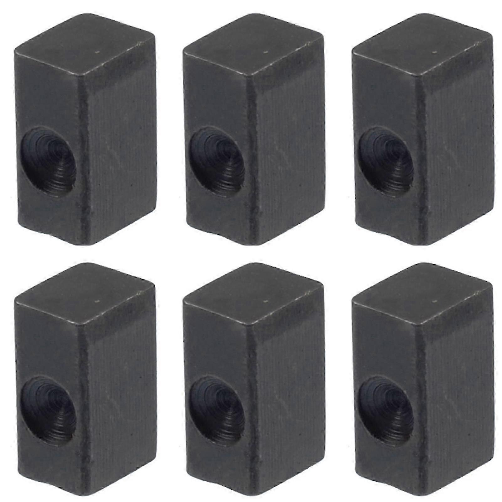 6pcs String Lock Insert Blocks Replacement Metal Tremolo-Bridge String Insert Blocks for Electric Guitar