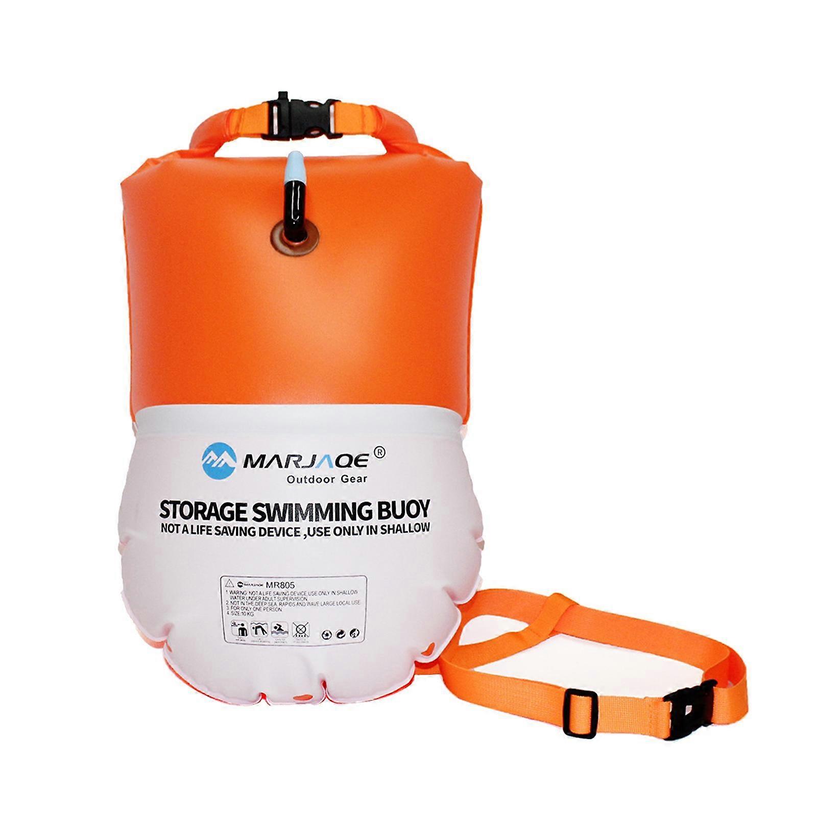 Swim Buoy - Swimming Tow Float and Dry Bag for Swimmer and , Lightweight Visible